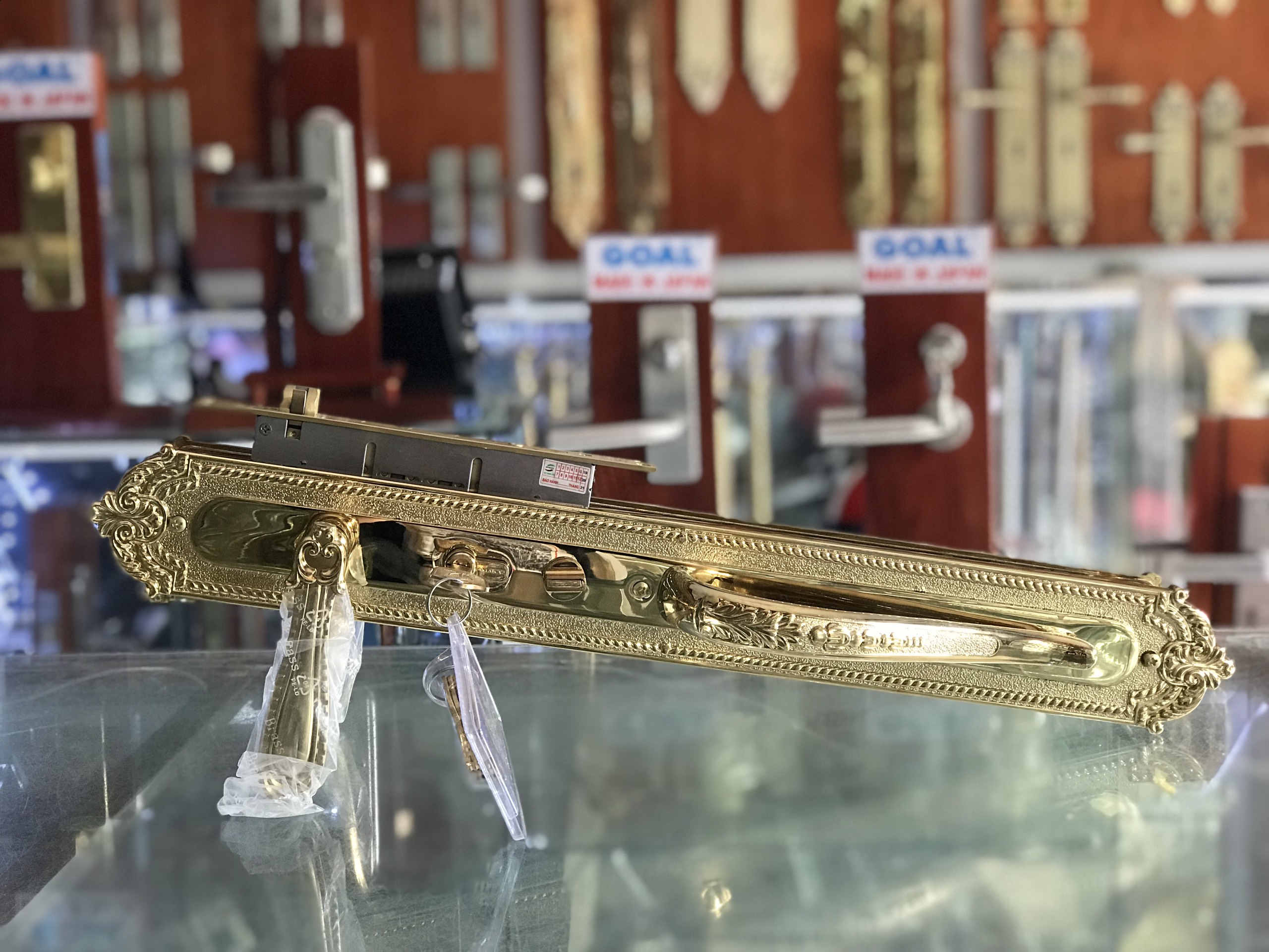 Khóa đồng đại sảnh AMATOP XXL68 -PVD